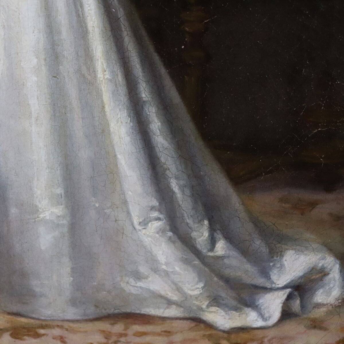 Scene Of Women, Oil On Canvas, Italy, 19th Century