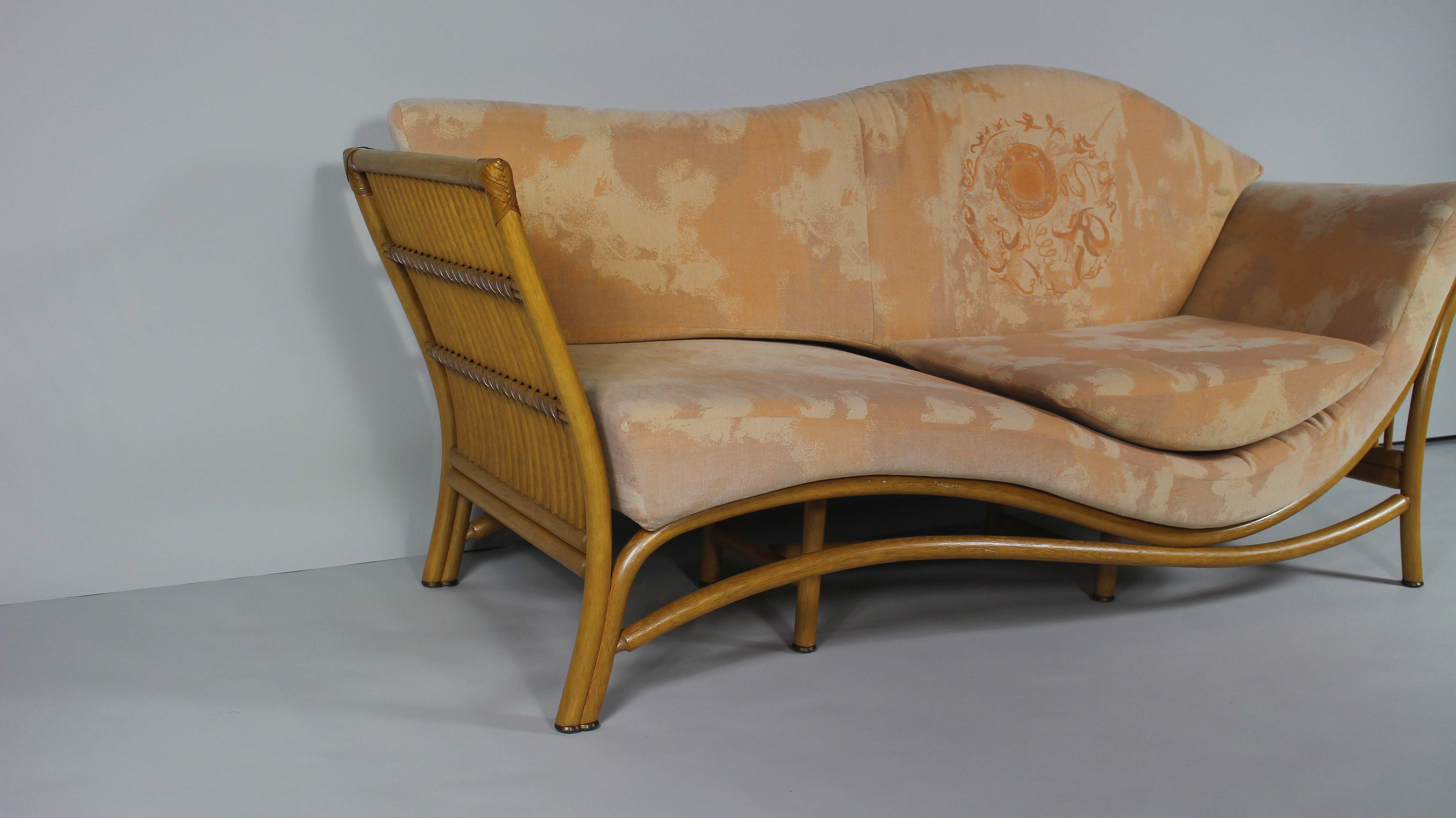 Vintage bamboo sofa or daybed