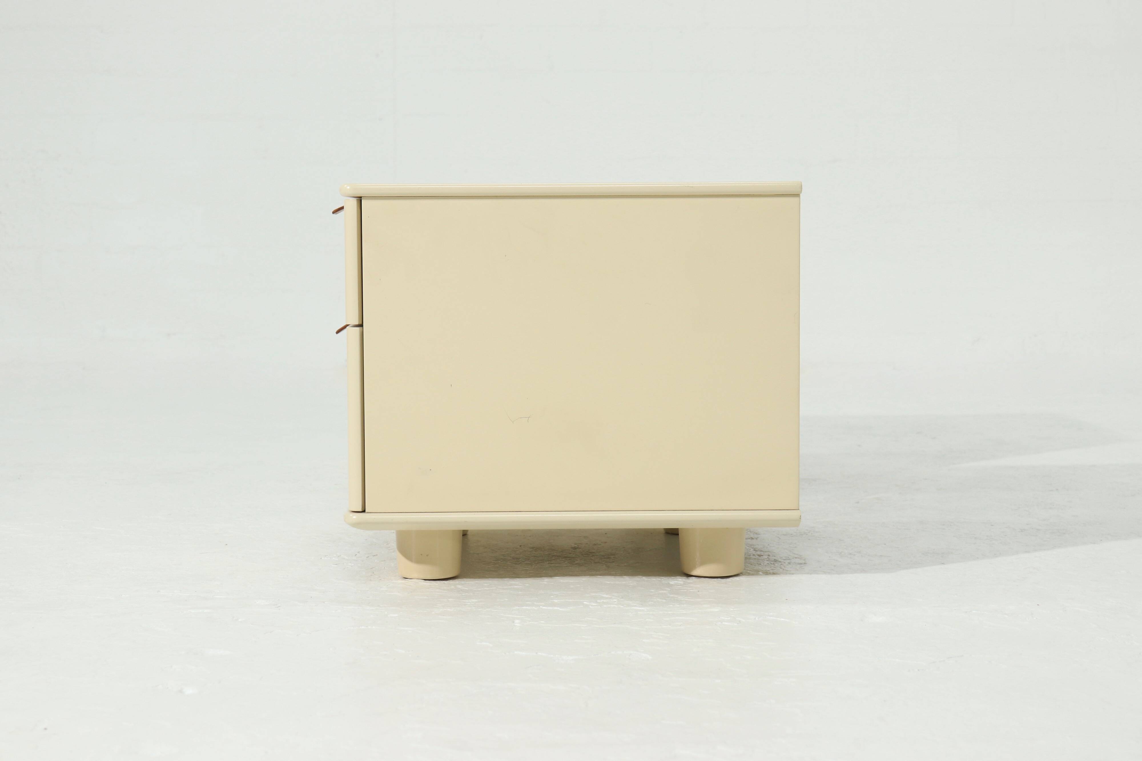 Pair of Interlubke Mutaro Series bedside tables by Peter Maly, 1970s