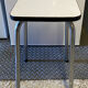 White formica stool