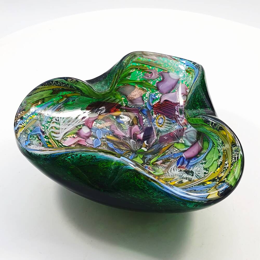 1950s Big Ashtray in Murano Glass by Dino Martens.