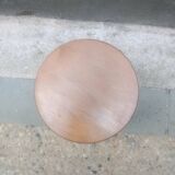 Turned wood tripod stool