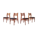 Set of 4 french chairs in scandinavian style year 60