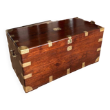 Coffret colonial ancien en teck