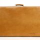 Ensemble de trois valises en cuir vintage