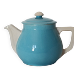 Two-tone ceramic teapot