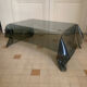 Table basse Plexiglass fumée