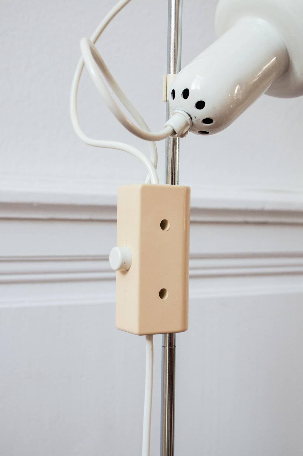 Lampadaire design italien 2 spots réglables