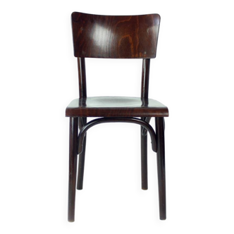 Chaise en bois courbé, Tchécoslovaquie 1950