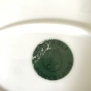 Porcelain oval dish