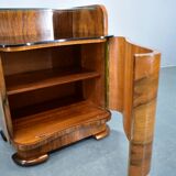 1940s pair of Art Deco bedside tables, Czechoslovakia