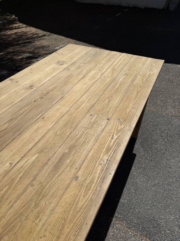 Table de ferme XXL en pin