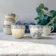 Coffee service in Gien earthenware Terre de fer