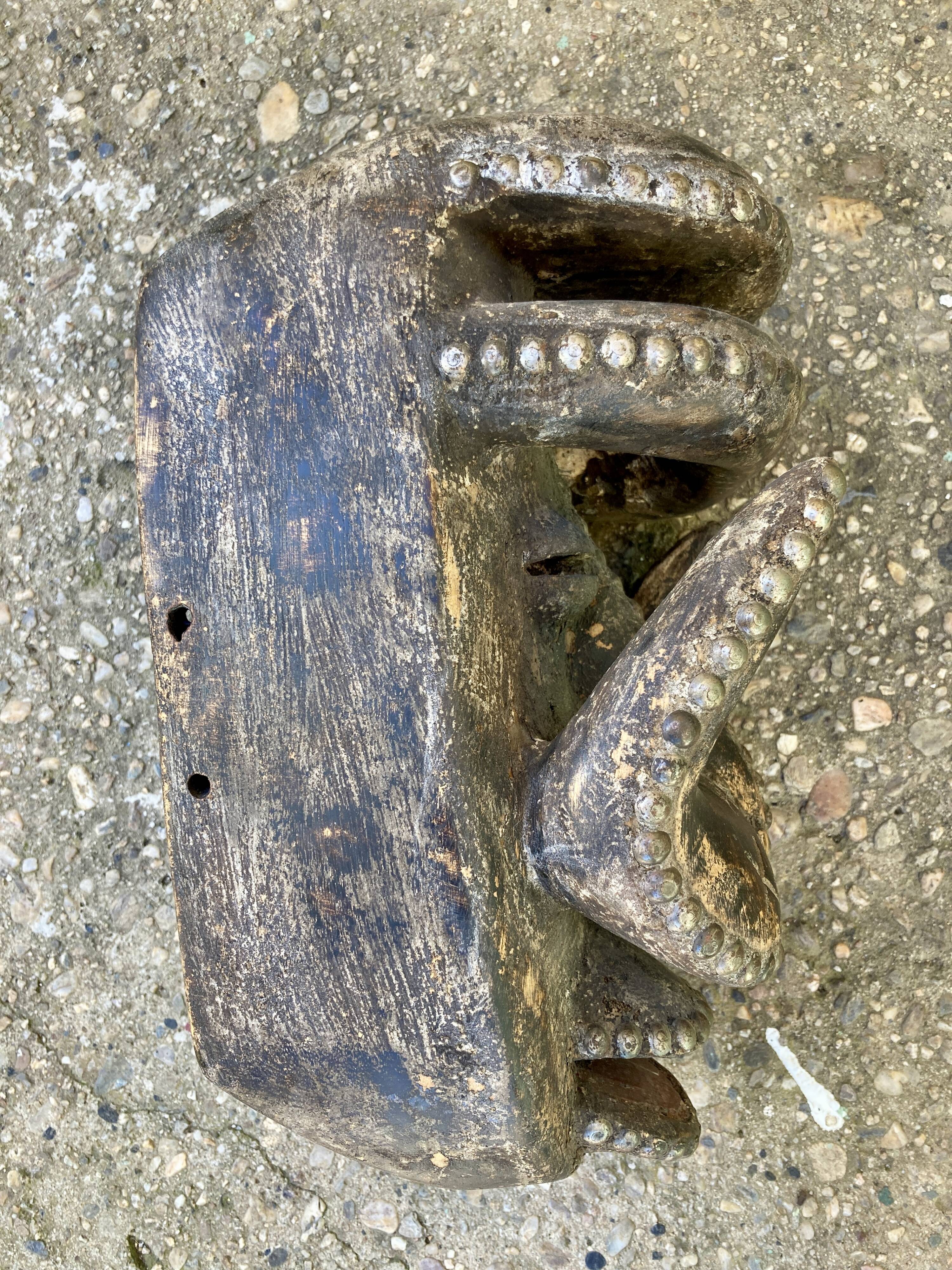 African mask - large mustache