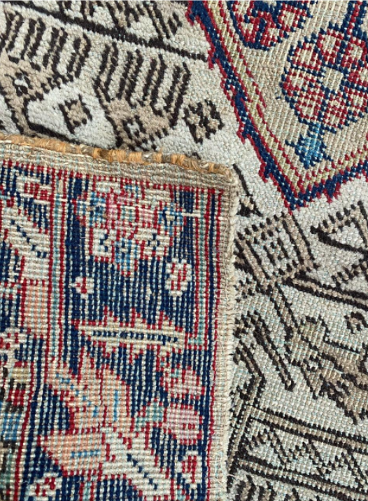 Antique Tabriz carpet 126x76cm