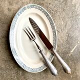 Christofle service cutlery in silver metal
