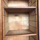 Vintage curtain binder in solid oak 5 shelves
