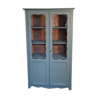 Small green glass cabinet