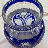 Crystal vase, Bohemian, cut.