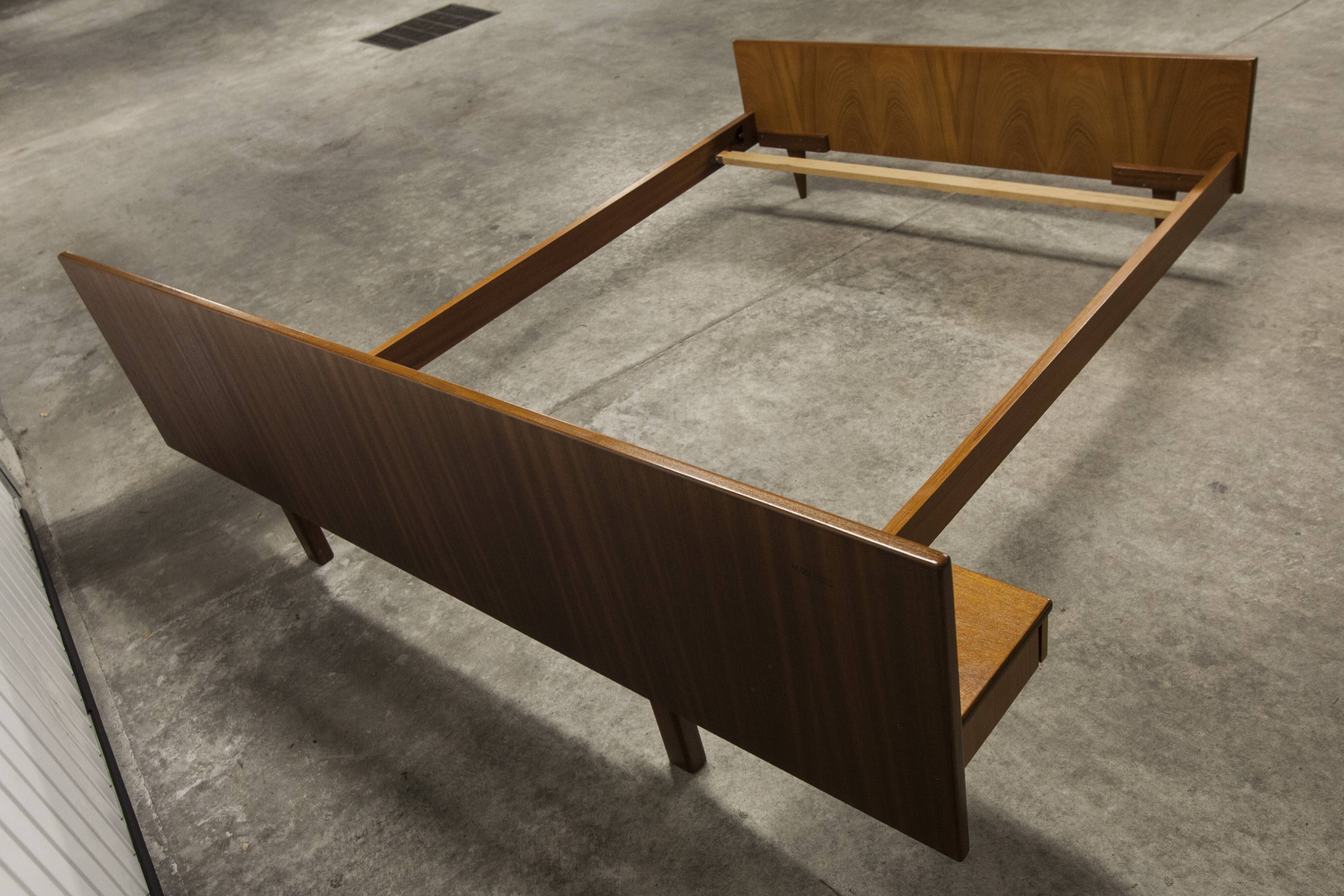 Scandinavian bed 1960 teak