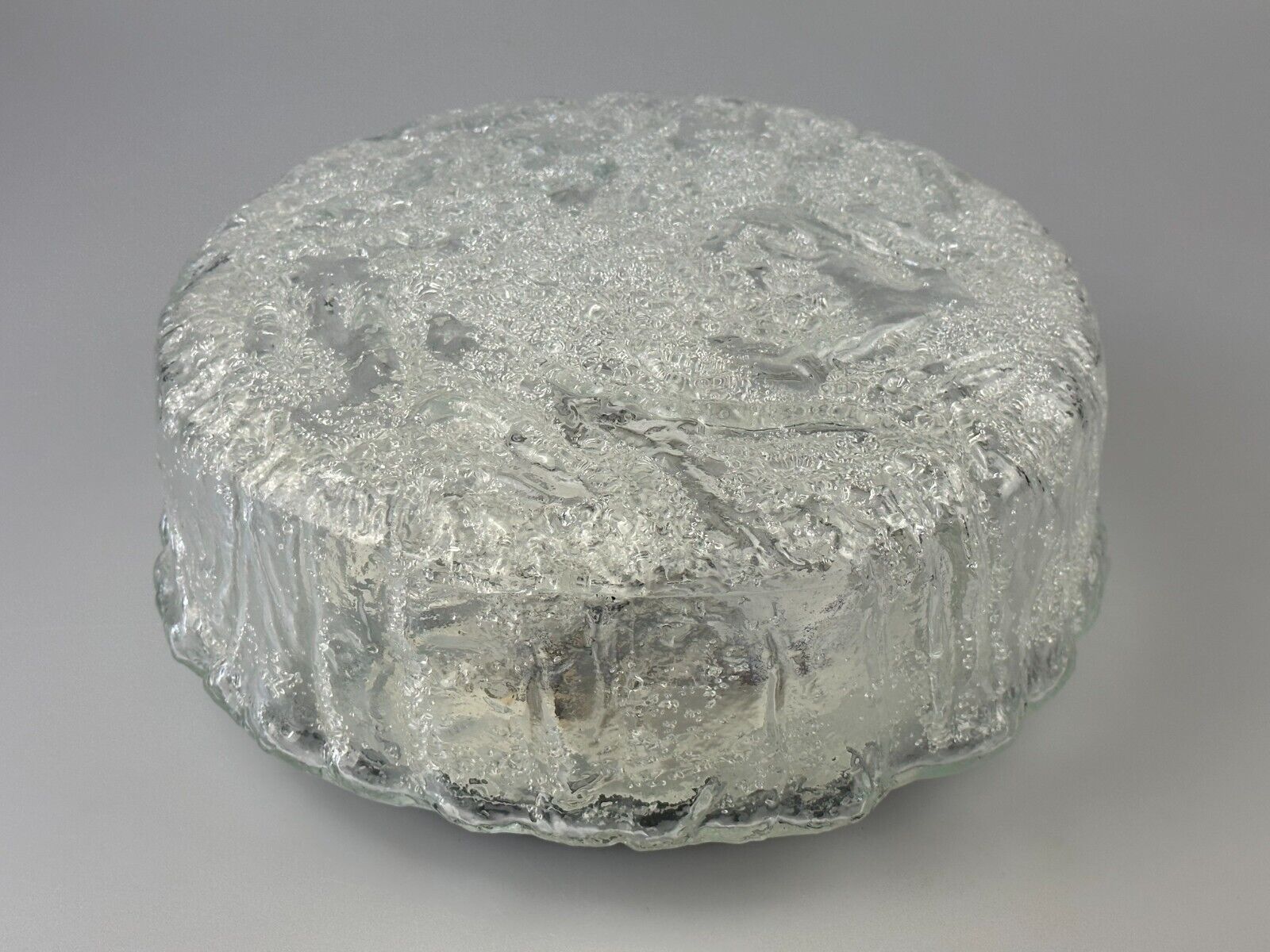 60s 70s ceiling lamp Glashütte Limburg Germany Plafoniere Space Age