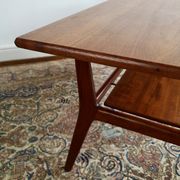 Table basse scandinave 60 en teck