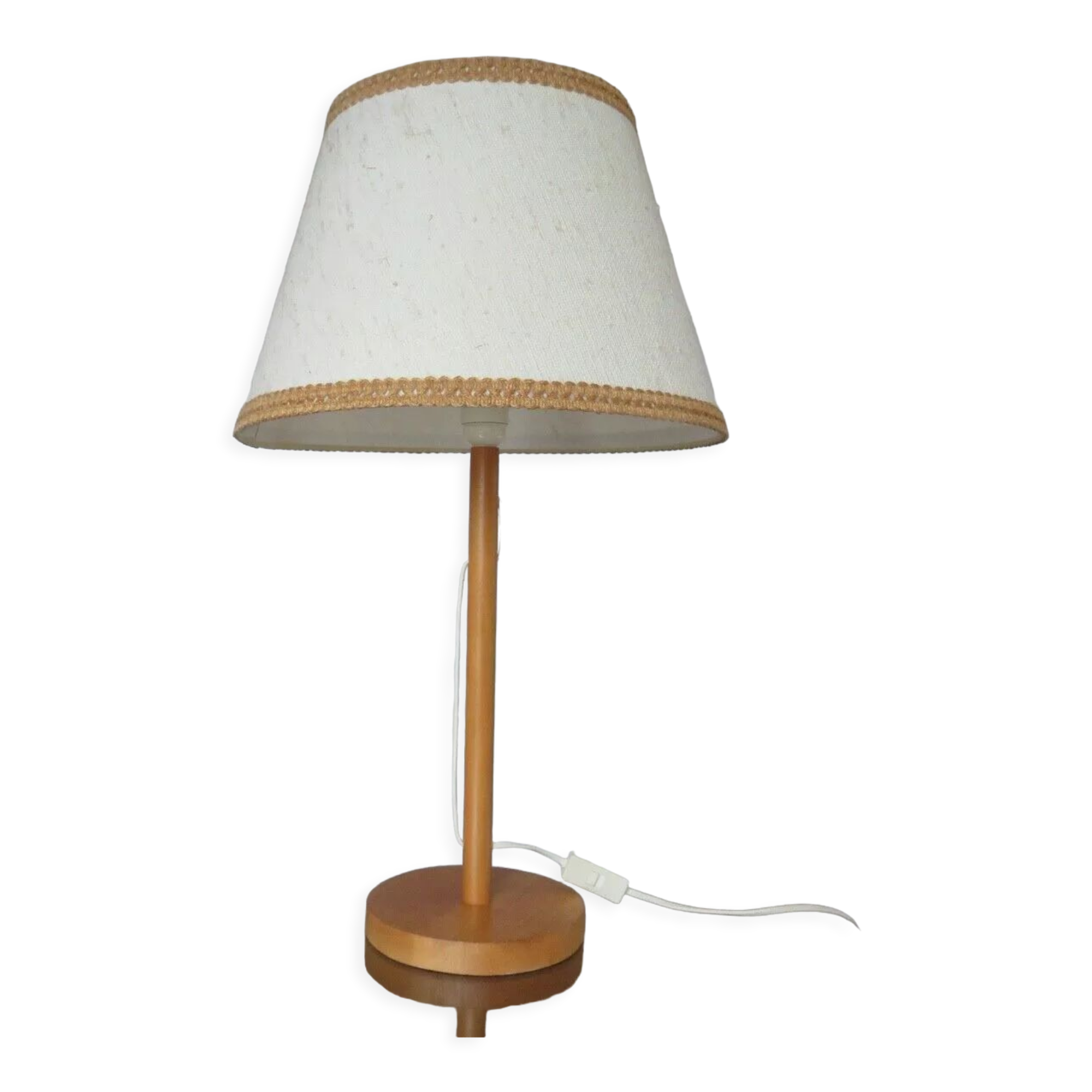 Scandinavian wooden lamp Denmark 1980