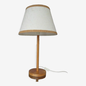 Scandinavian wooden lamp Denmark 1980