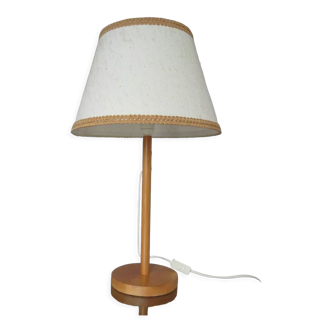 Scandinavian wooden lamp Denmark 1980