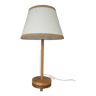 Scandinavian wooden lamp Denmark 1980