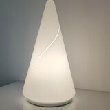 Conical lamp in opaline of Murano vintage 52 cm