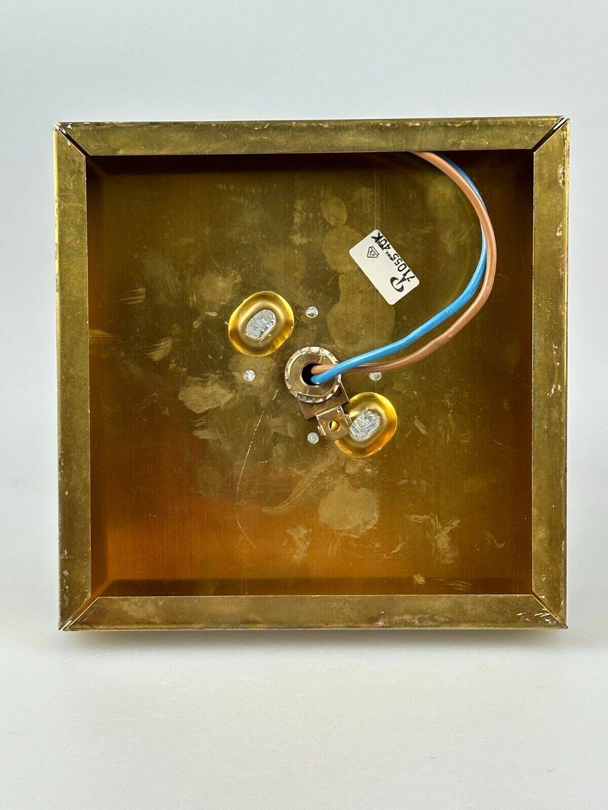 60s 70s Peill & Putzler Cube wall lamp ceiling lamp ice glass space design