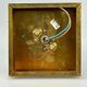 60s 70s Peill & Putzler Cube wall lamp ceiling lamp ice glass space design