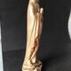 Golden Virgin Mary – Antique patinated plaster statue