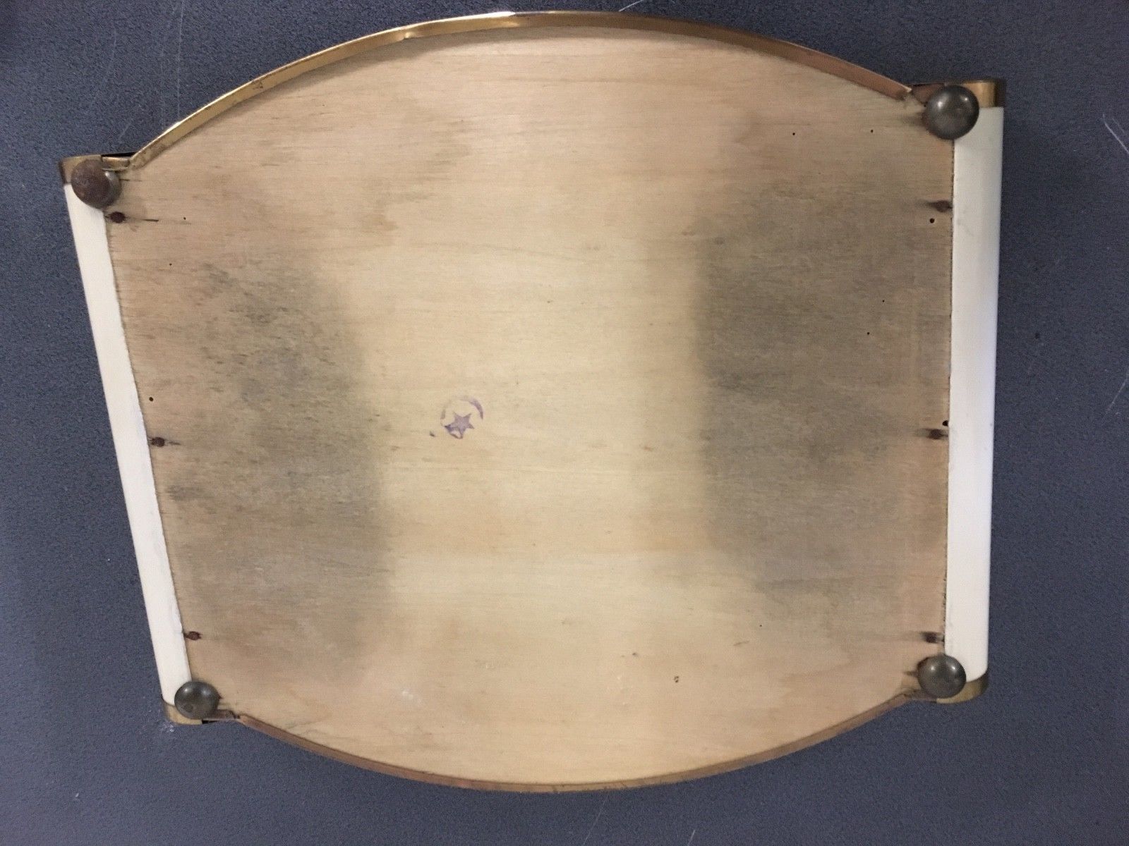 Servant's serving tray with vintage art deco