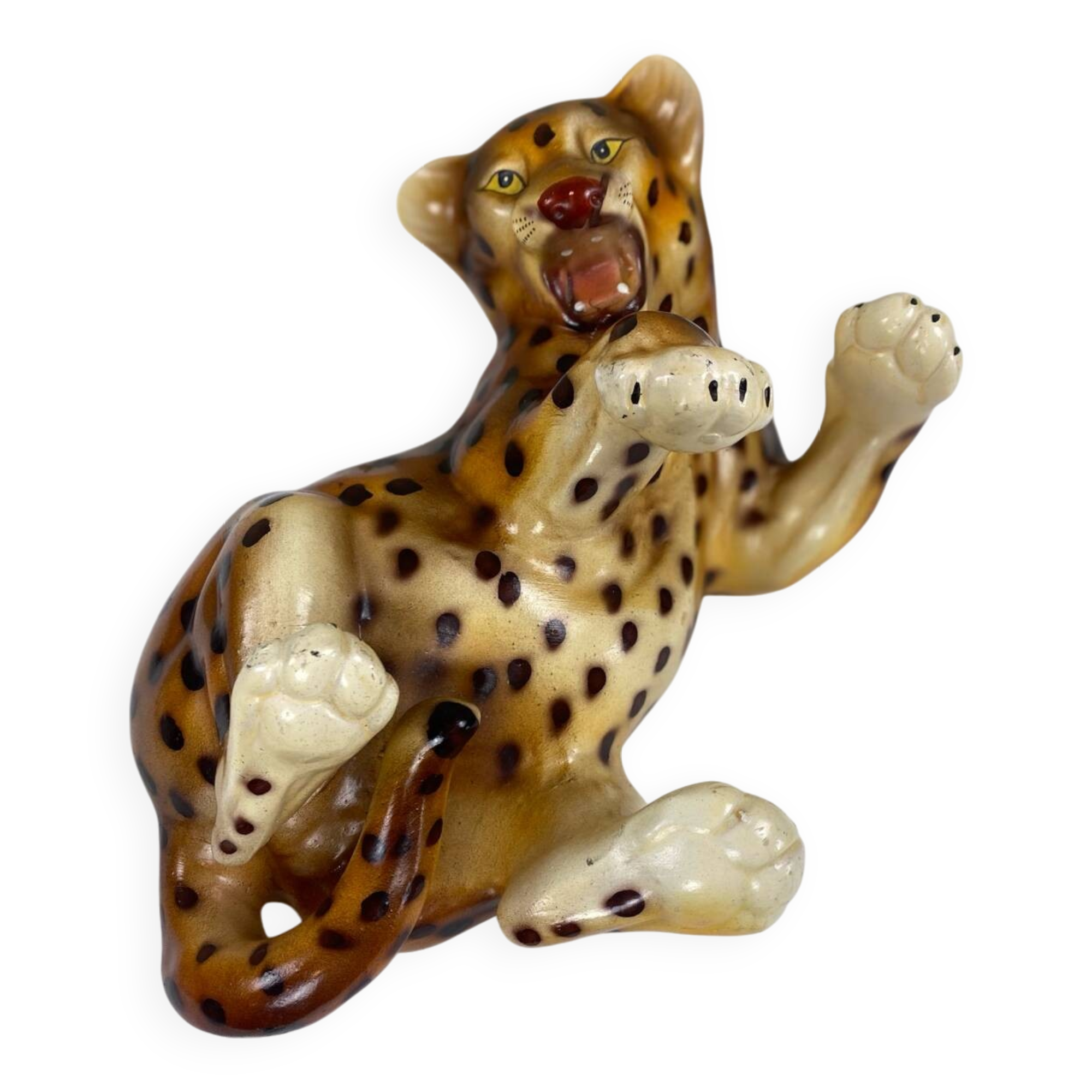 Ceramic leopard