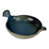 Ceramic bird catchall signed Valérien Taber Vallauris, ashtray.
