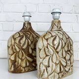 Pair of large Soholm ceramic lamps by Haico Nitzsche, Denmark