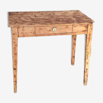 Table d'appoint, bureau vintage en bois massif