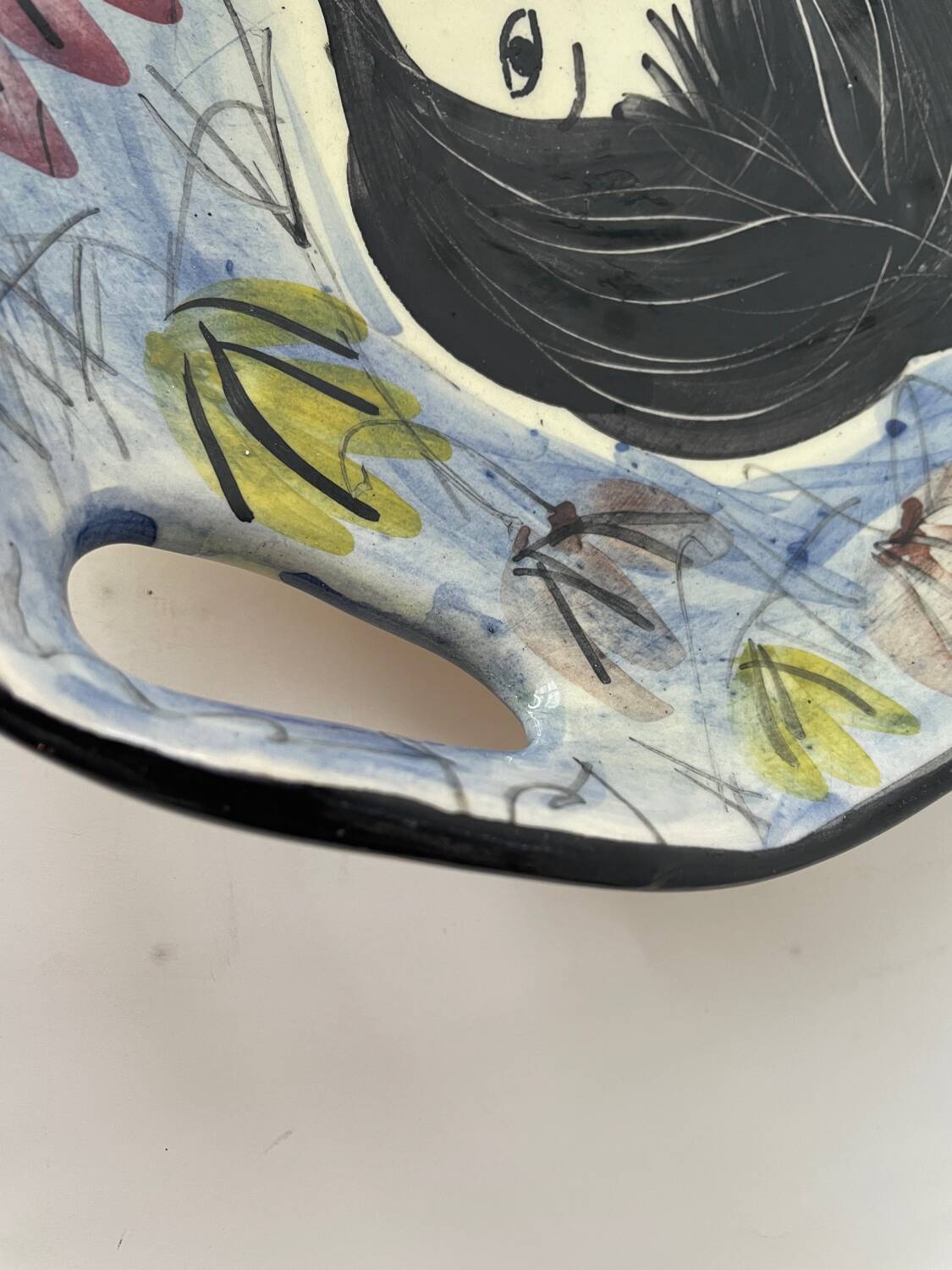 1960s Vallauris trinket tray