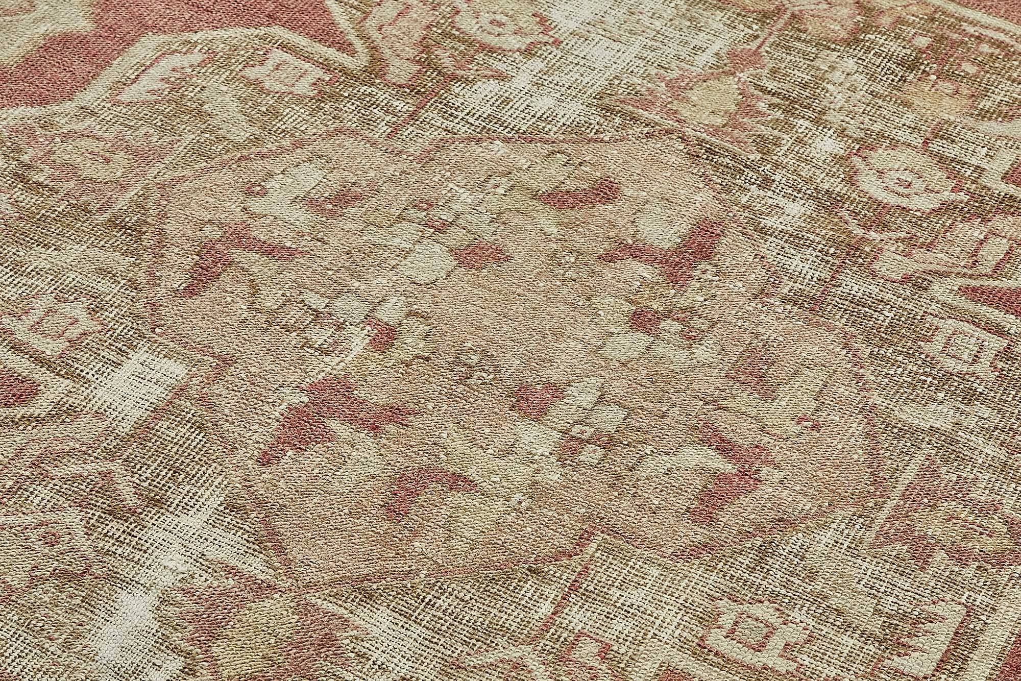 Turkish Vintage Anatolian Rug 136 cm x 240 cm