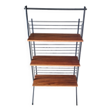 Vintage teak bookcase shelf 60'70'