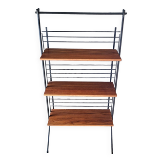 Vintage teak bookcase shelf 60'70'