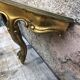 Vintage golden wall console