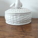 Vintage biscuit or jewelry box