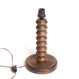 Dudouyt style wooden lamp base