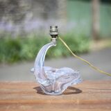 Pied de lampe en cristal