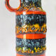 Modernist vase roll by Scheurich Germany 1972