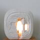 Arsène Galisson stone lamp 1960s