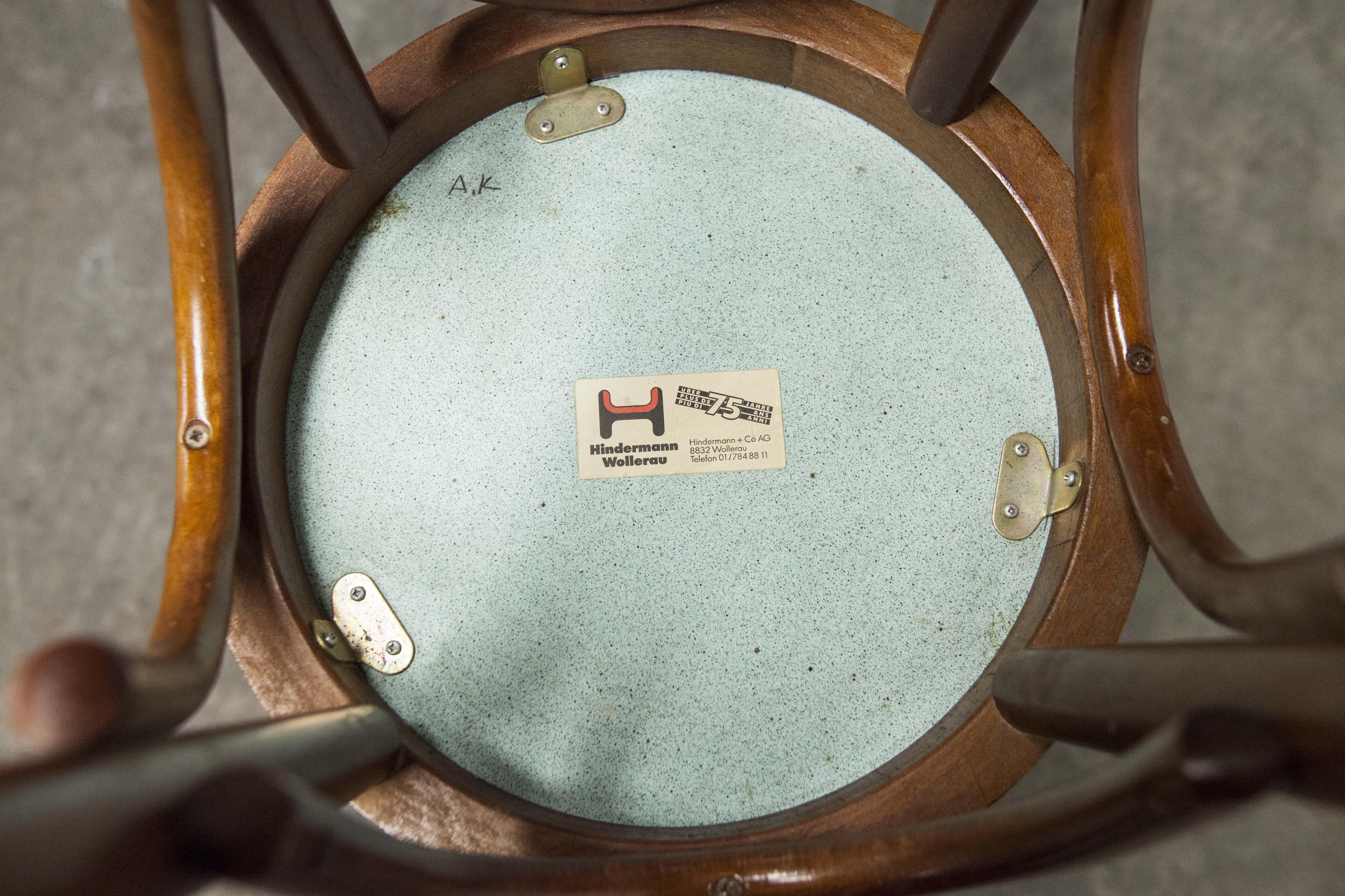 Pair bar stools Hindermann Wellereau